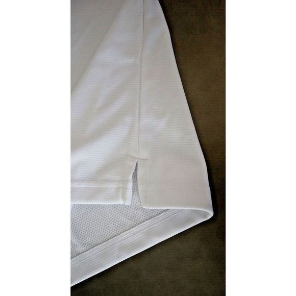 adidas GL0484 Men's Sz Large White/Black Designed to Move 3-Stripes Polo Shirt - Picture 4 of 9